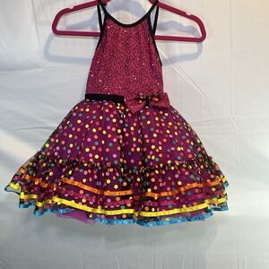 Revolution MC Dance Costume Footloose Ballet Ice Skate Pageant Custom Hairpiece